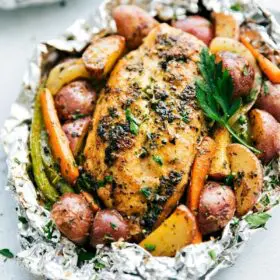 19 Easy Campfire Food Ideas 9 Italian Chicken Foil Packs3