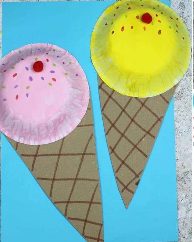 19 Cute Easy Summer Crafts For Preschoolers 12 easy ice cream craft for kids summer activities