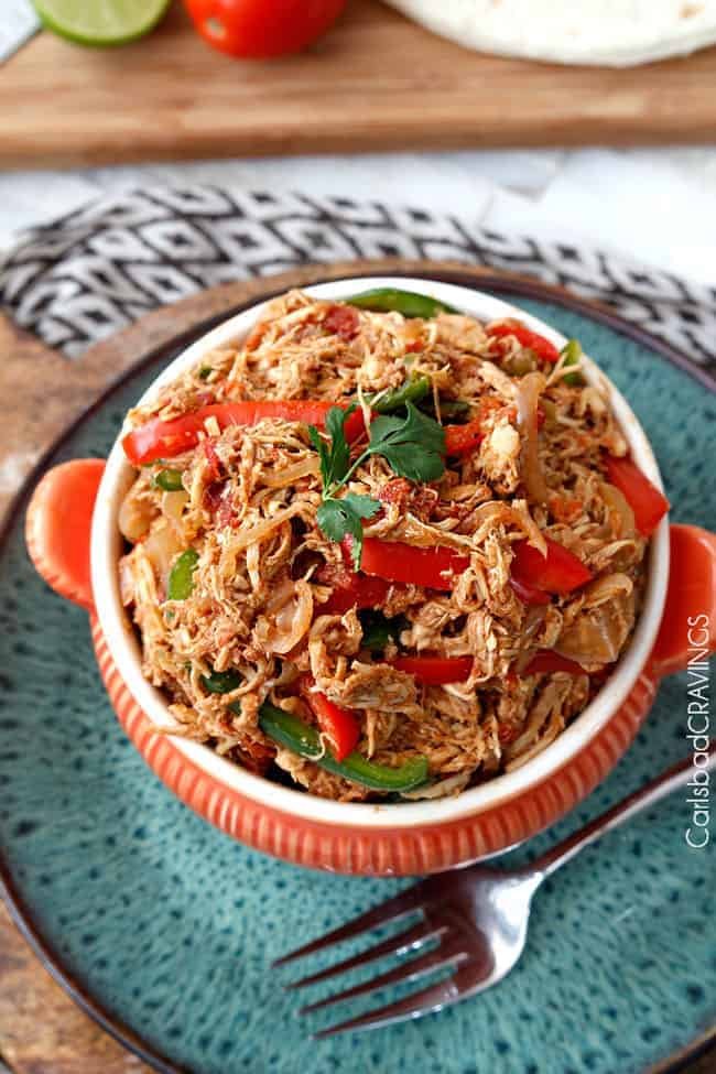 Slow Cooker Citrus Fajita Chicken6