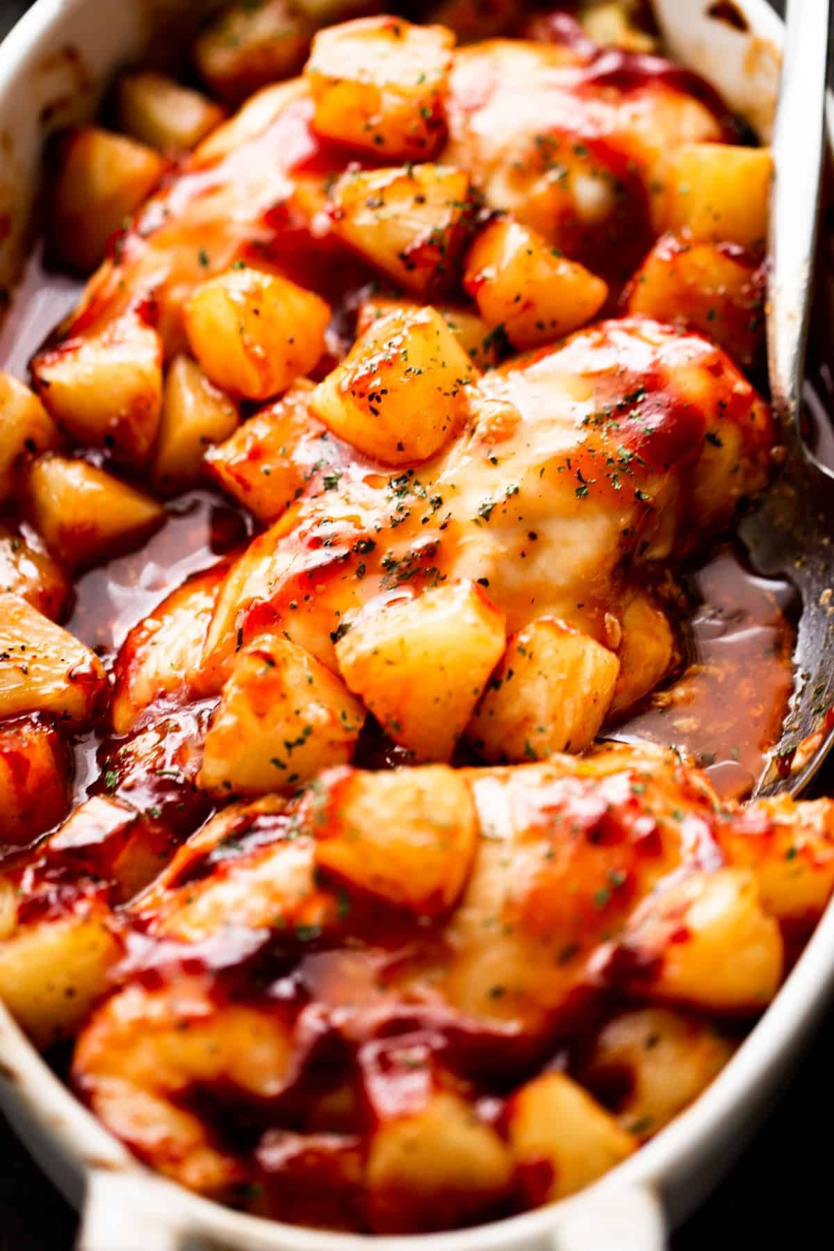 barbecue pineapple chicken 8