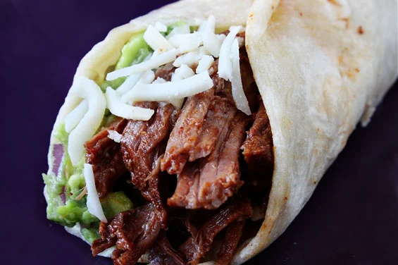 shredded beef tacos