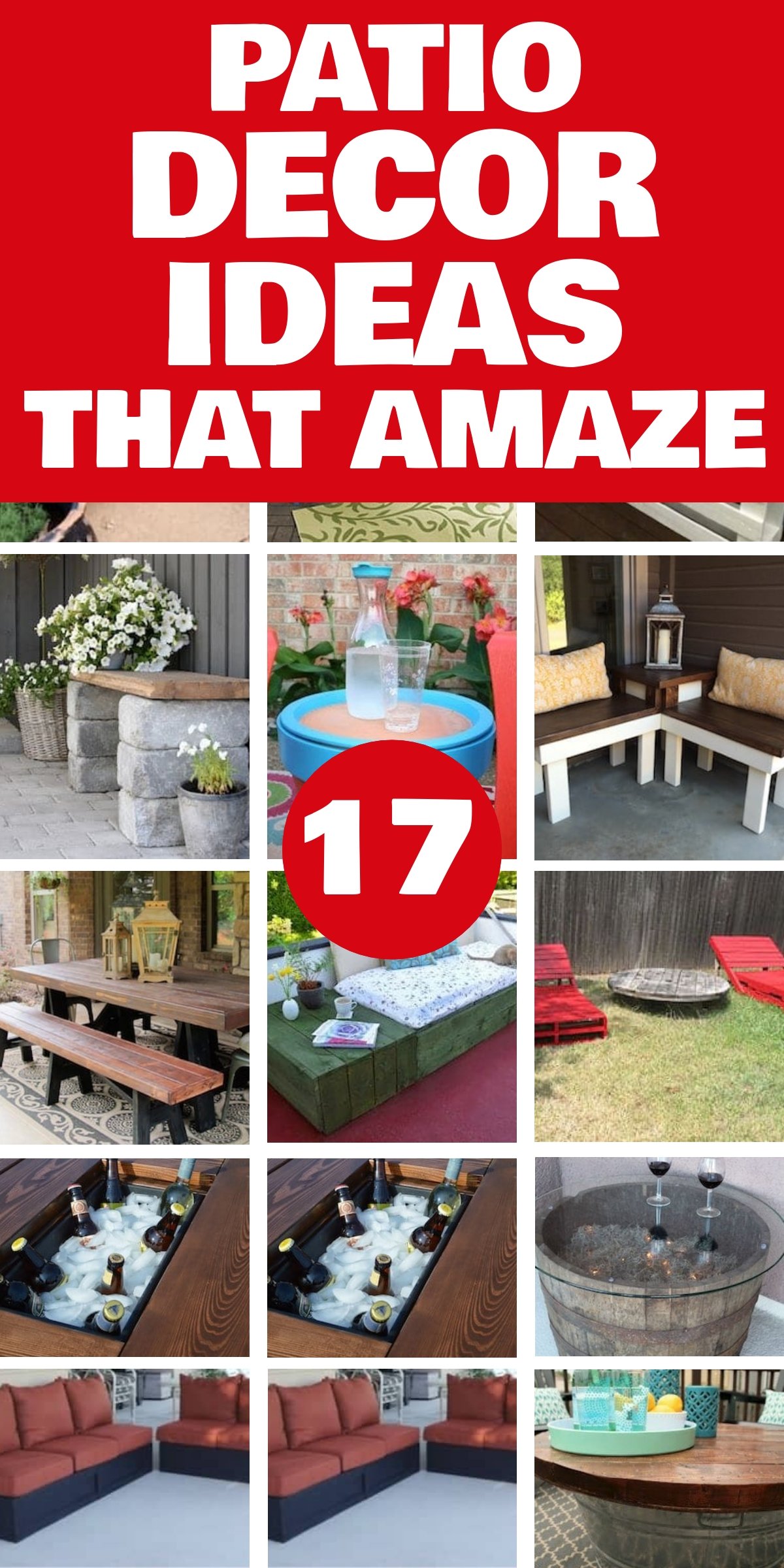 17 DIY Patio Decor Ideas
