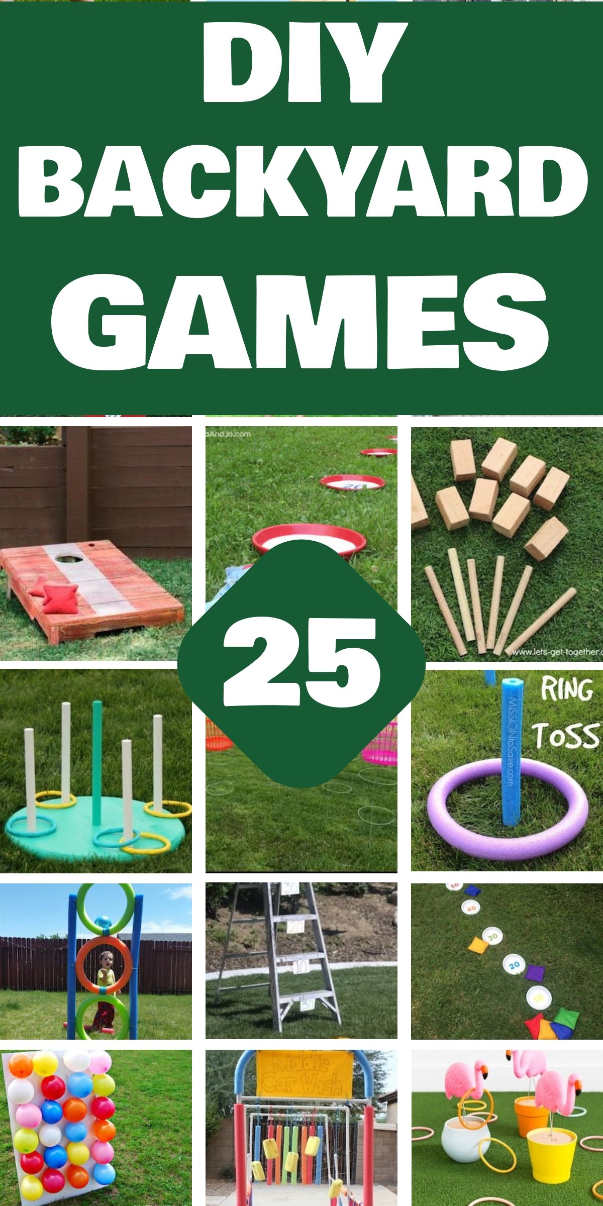 25 Fun DIY Backyard Games