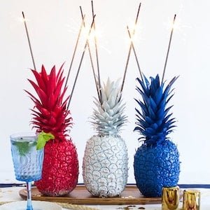 Pineapple Sparkler Center Pieces 9