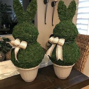 bunny topiary